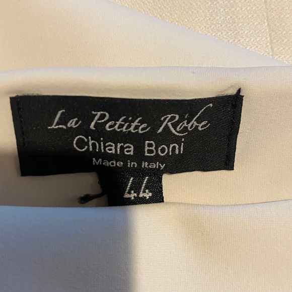 Chiara Boni One Shoulder Dress in Cream - Picture 3 of 3